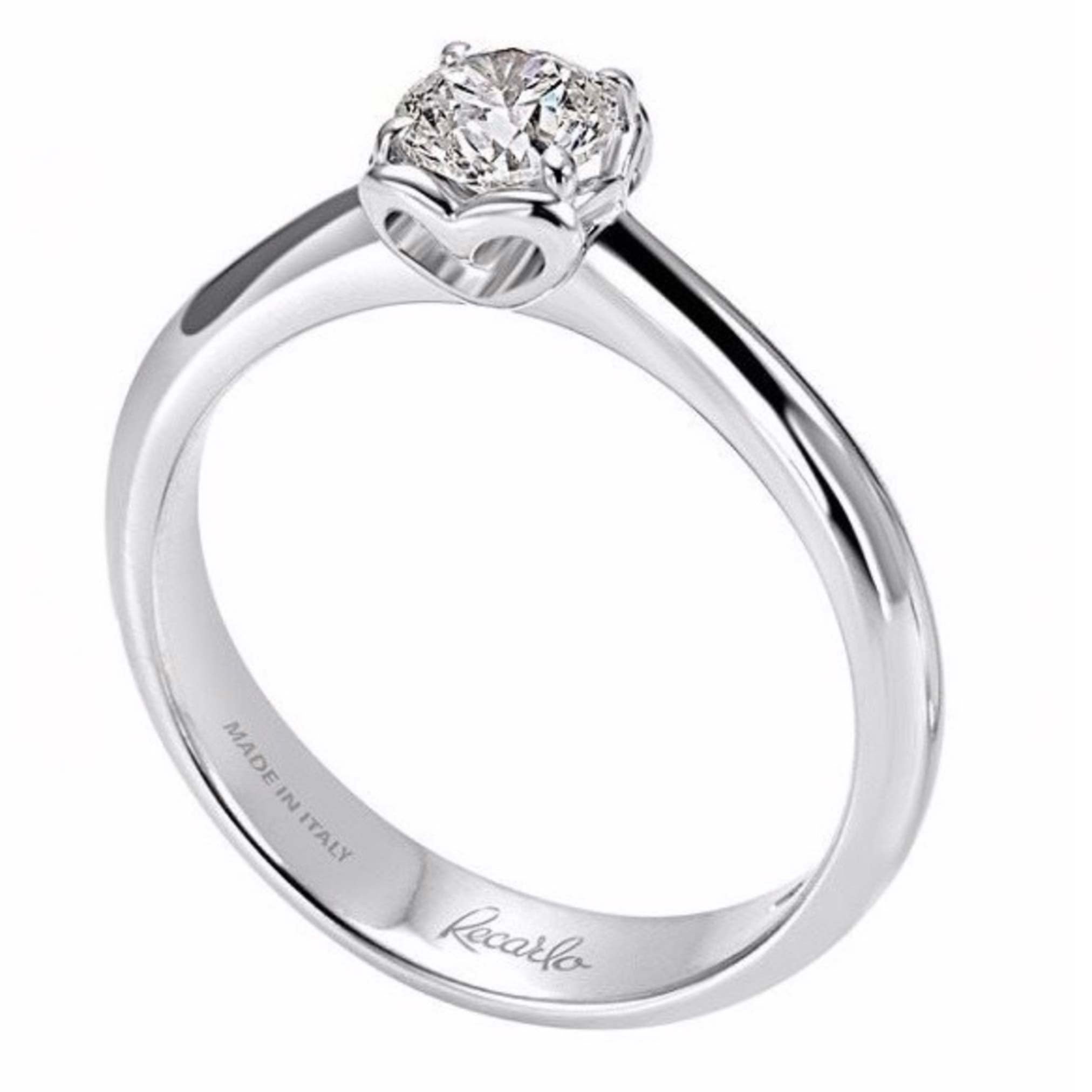 Diamond Solitario Recarlo Carato Recarlo Anniversary Love