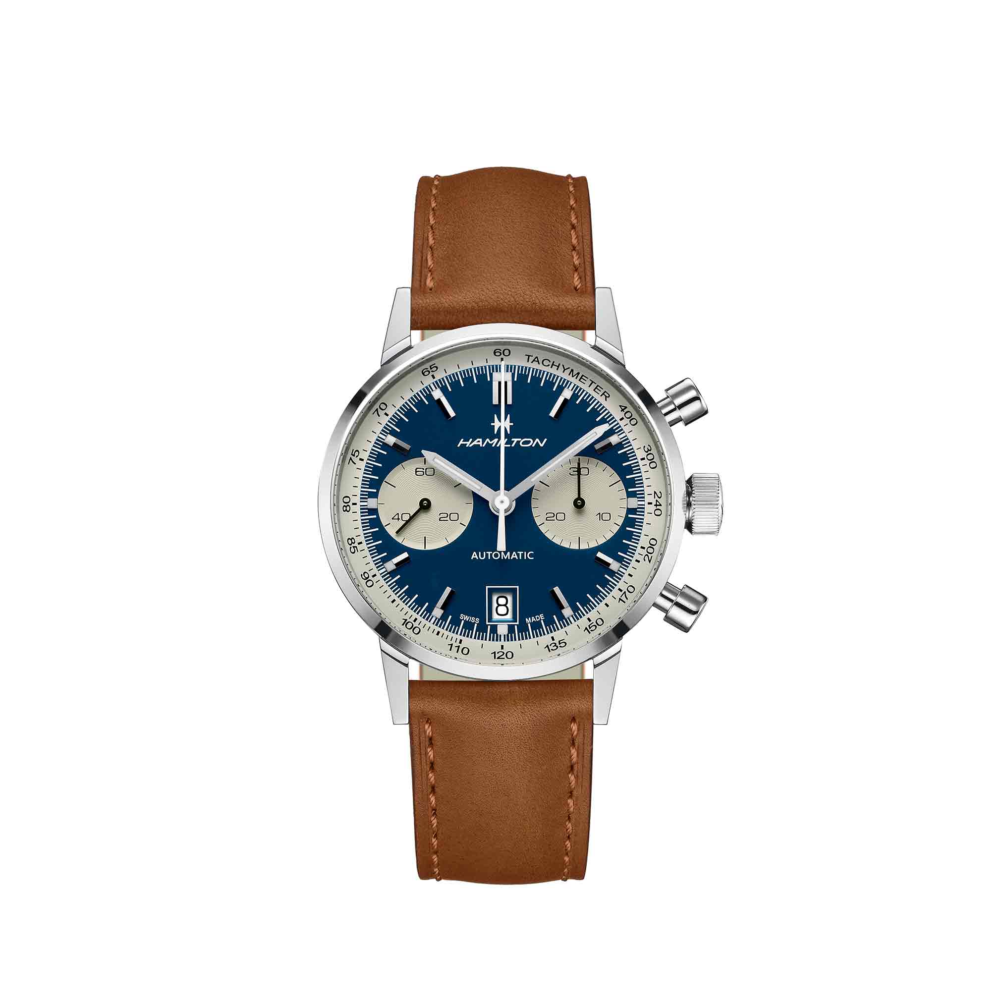 Reloj Hamilton Intra-Matic H38429730, la innovación del cronógrafo de cuerda manual