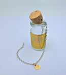 CAVIGLIERA SALDATA CON CIONDOLO DEDICATO LEI