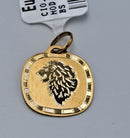 Ciondolo oro con segno zodiacale 18 kt. Possibilità di incisione personalizzata sul retro