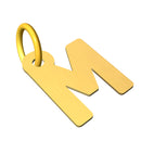 Ciondolo con lettera iniziale in stampatello in oro 18 kt