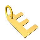 Ciondolo con lettera iniziale in stampatello in oro 18 kt