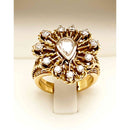 Anello Diamante a Goccia ct. 1,20 totale in Oro 18 KT (750°°°)