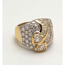 Anello Damiani con Diamanti a Cuore in Oro 18 KT (750°°°)