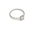 Anello con Diamante Lab Grown ct. 0,50 in oro bianco