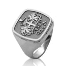 Anello Araldico : stemma di famiglia in oro o argento