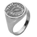 Anello Araldico : stemma di famiglia in oro o argento