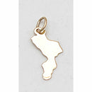 Ciondolo Regione Calabria con catena oro 18 kt.