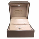 Diamante sospeso carati 0,03 collana invisibile