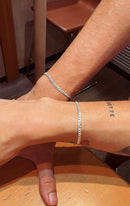 BRACCIALI SALDATI "LA CATENA DELL'AMORE" ARGENTO 925°°°