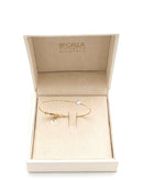 Bracciale Diamante ct. 0,30 Lab-Grown in Oro Giallo e Cuore