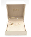 Bracciale Diamante ct. 0,30 Lab-Grown in Oro Giallo e Cuore