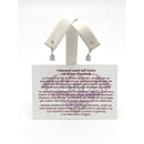 In-Novo Orecchini Diamante Lab-Grown in Oro Bianco