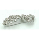 Spilla 39 diamanti 2 ct. in oro bianco 18ct. gr.10. Creazione 1980. Gioiello Secondo tempo