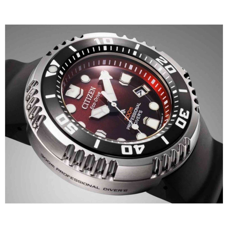 Citizen Diver's Eco Drive 300 mt Gas Diver E365 BN1024-01Z