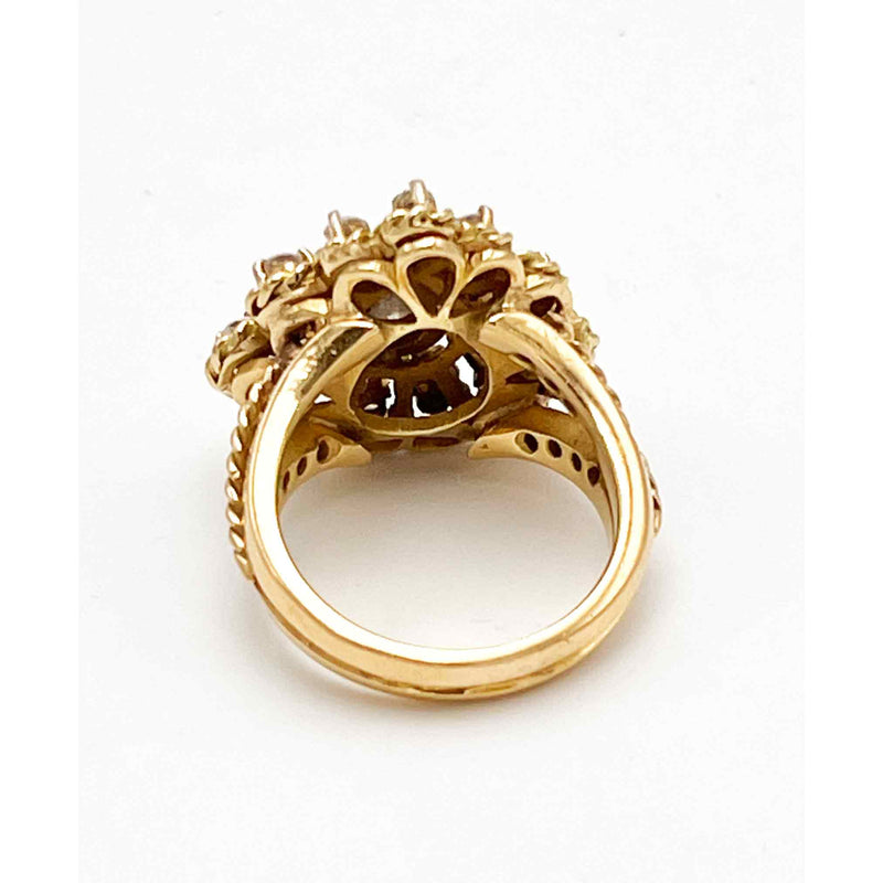 Anello Diamante a Goccia ct. 1,20 totale in Oro 18 KT (750°°°)