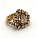 Anello Diamante a Goccia ct. 1,20 totale in Oro 18 KT (750°°°)