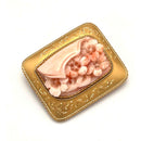 Spilla Cameo Floreale in Oro 18 KT (750°°°)