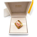 Spilla Cameo Floreale in Oro 18 KT (750°°°)