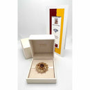 Spilla Rosone in Oro 750°°° (18 kT.) con Granati luminosi