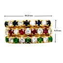 Anello Giardino delle Gemme in Oro 18 KT (750°°°)