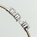 Bracciale 3 Diamanti ct.1,5 Lab-Grown in Oro Giallo