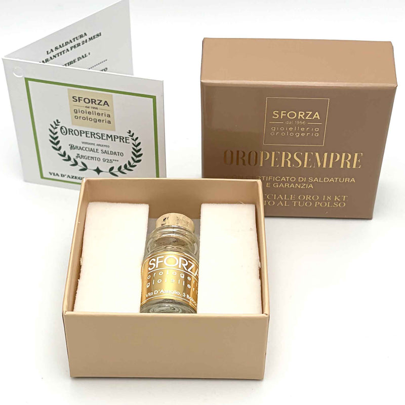 BRACCIALE SALDATO DIAMANTE NATURALE ct.0,03