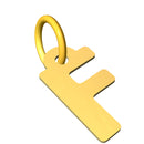 Ciondolo con lettera iniziale in stampatello in oro 18 kt