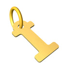 Ciondolo con lettera iniziale in stampatello in oro 18 kt