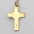 Ciondolo oro 18 kt. Croce con Cristo