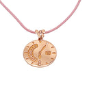 CIONDOLO L'ORA PIU' BELLA ORO 18 KT. E DIAMANTI