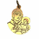 Ciondolo oro 18 kt. Madonna di San Luca Bologna