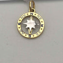 Ciondolo oro 18 kt. Rosa dei Venti