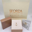 Ciondolo oro 18 kt. Stella con zirconi