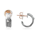 Filodellavita orecchino OR1003BBT 7 fili oro bianco 9kt. con diamanti (copia)