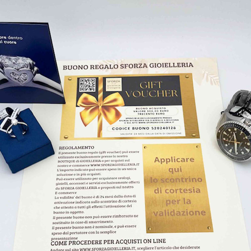 Gift Voucher Buono regalo Sforza Gioielleria 400 euro