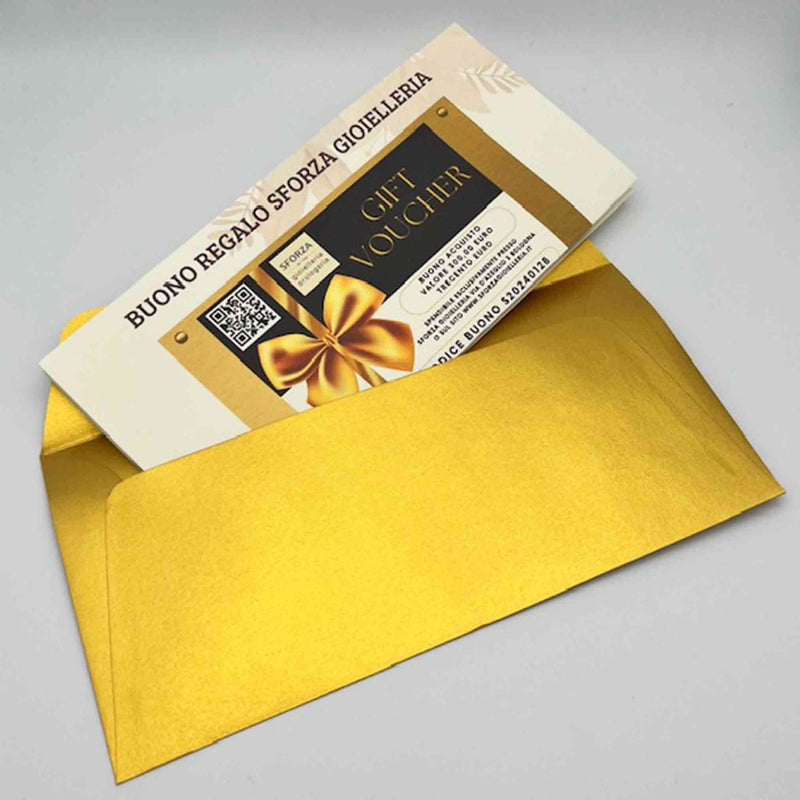 Gift Voucher Buono regalo Sforza Gioielleria 700 euro