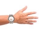 Orologio personalizzato IOSONONELTEMPO acciaio, argento e oro