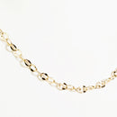 BRACCIALE SALDATO ORO giallo 18 KT. OROPERSEMPRE MODELLO VERONA LUI 210 mm.