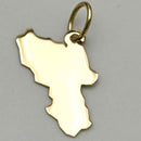 Ciondolo Regione Campania oro giallo 18 kt.