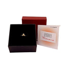 ANELLO LETTERA a vostra scelta ORO 18 KT. PINOMARINO GIOIELLI