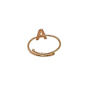 ANELLO LETTERA a vostra scelta ORO 18 KT. PINOMARINO GIOIELLI