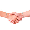 BRACCIALI SALDATI "LA CATENA DELL'AMORE" ARGENTO 925°°°