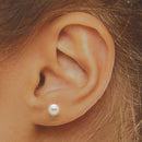 Orecchini Perle di Mare Genesia diametro 6 mm. ref. OE216BK