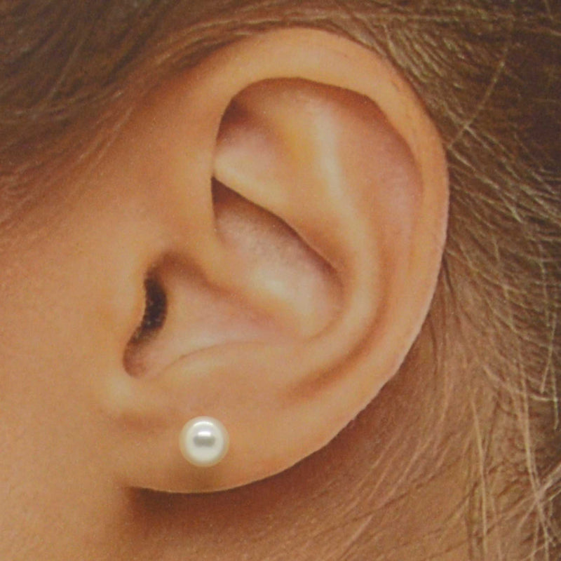 Orecchini Perle di Mare Genesia diametro 7 mm. ref. OE216BK