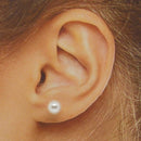 Orecchini Perle di Mare Genesia diametro 8 mm. ref. OE216BK