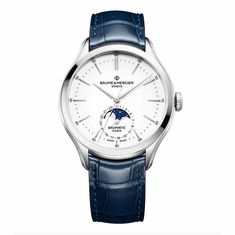 Mercier Orologio Con Lunario Baume Mercier Clifton Baumatic Fasi