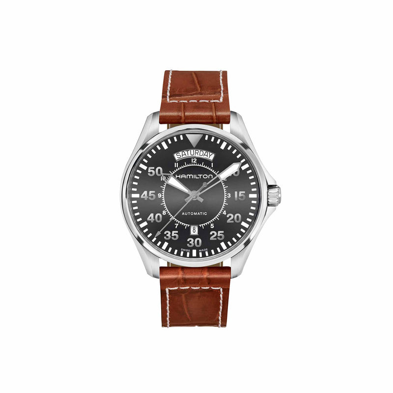 Hamilton Khaki Aviation Pilot Day Date Auto H64715585